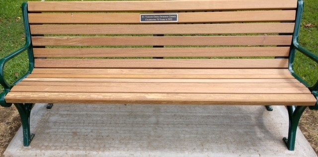 Newport Common Bench-donated by St. Vasilios